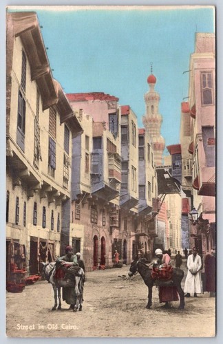 Antique egypt postcard cairo - antique,
