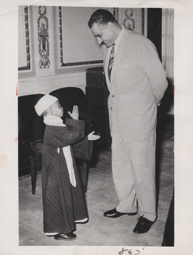 1955 ahmed salem meets - ahmed, nasser